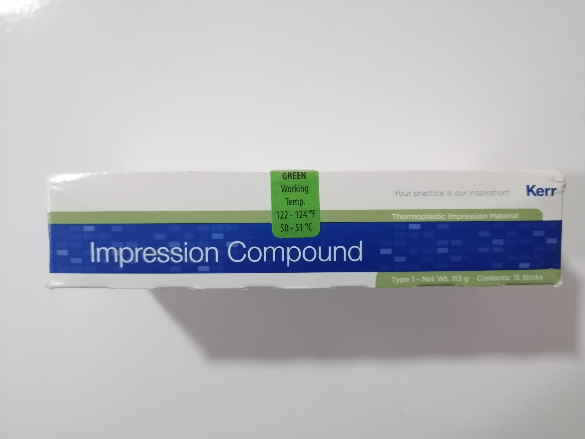 KERR Yeşil Çubuk/ Stenç Impression Compound 15 Lİ PAKET