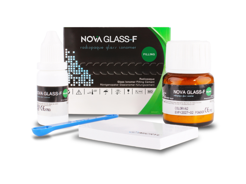 Nova Glass-F Cam İyonemer Kendiliğinden Sertleşen Dolgu Simanı