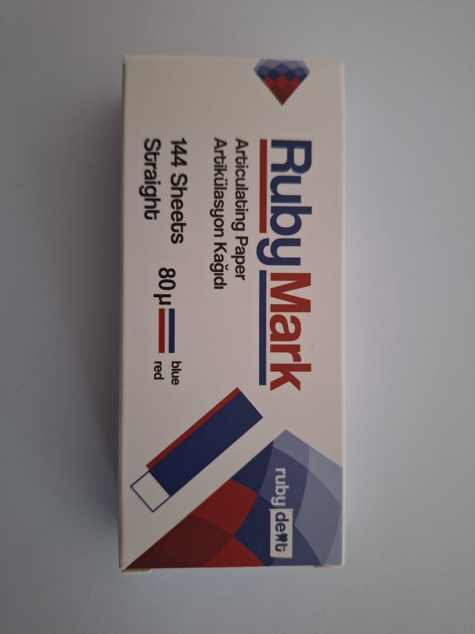 RubyMark Artikülasyon Kağıdı Düz