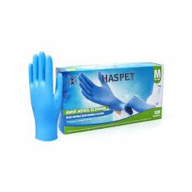 Haspet Nitril Eldiven Mavi (Pudr...